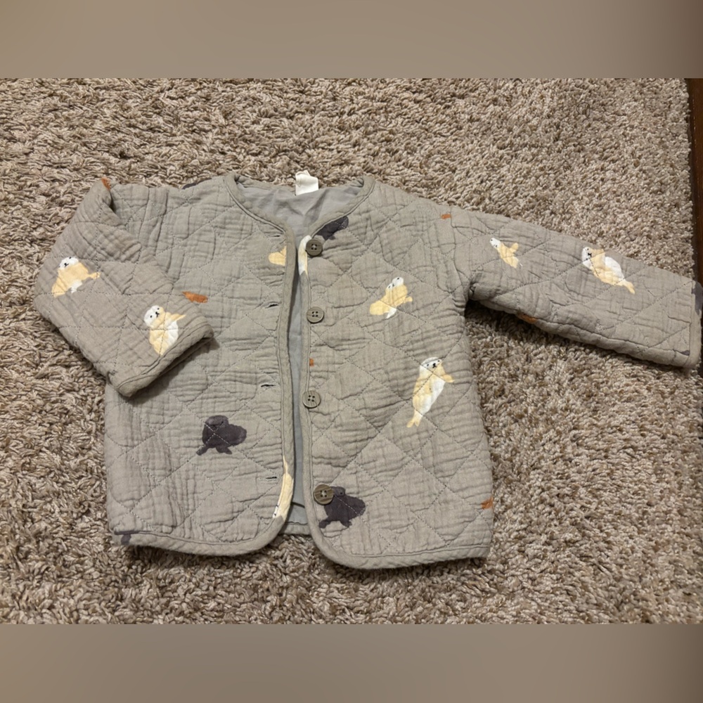 H&M Quilted Gray Kids Jacket